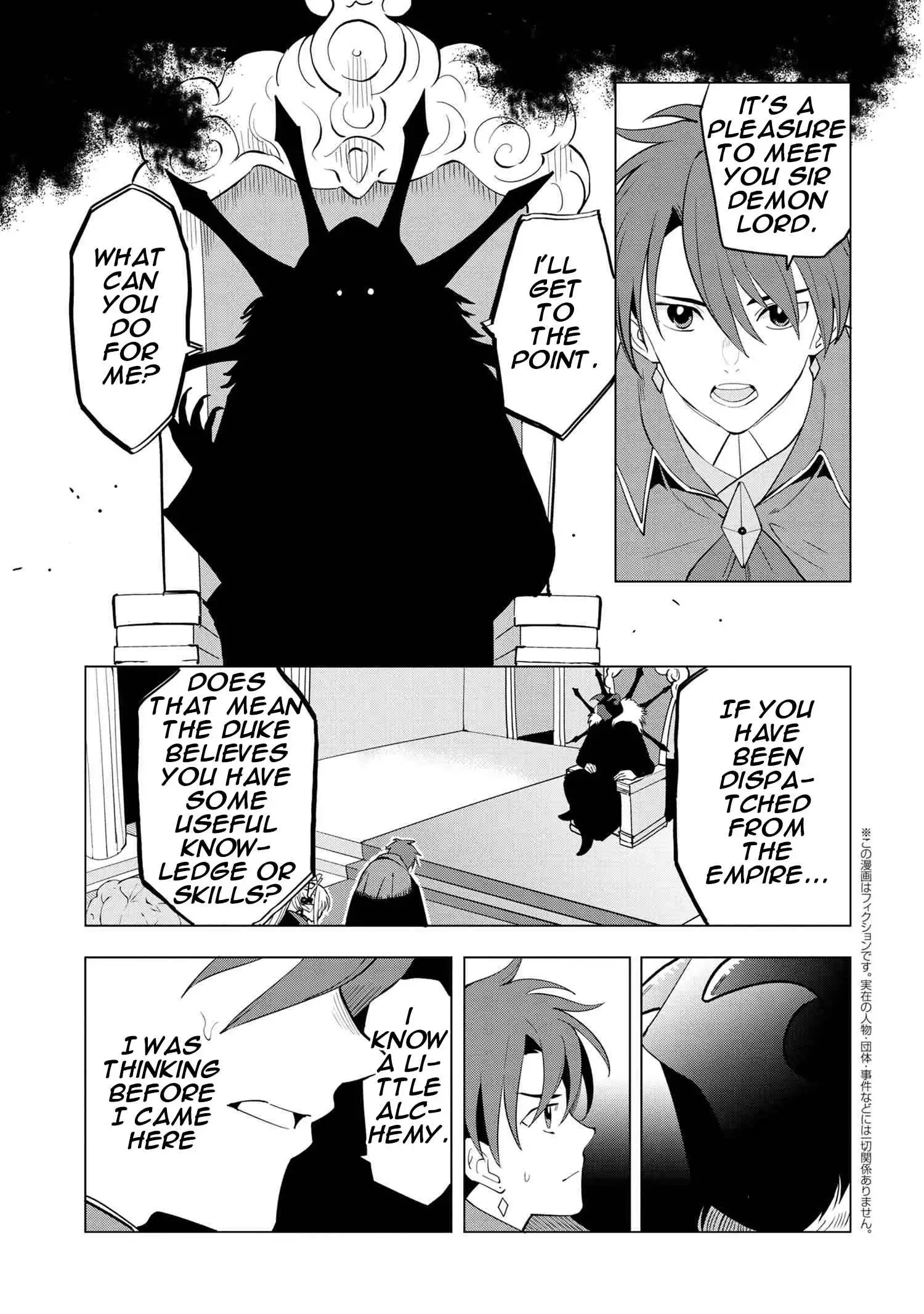 Souzou Renkinjutsushi wa Jiyuu wo Ouka suru: Kokyou wo Tsuihou saretara, Maou no Ohizamoto de Chouzetsu Kouka no Magic Item Tsukuri-houdai ni Narimashita Chapter 2.2 2